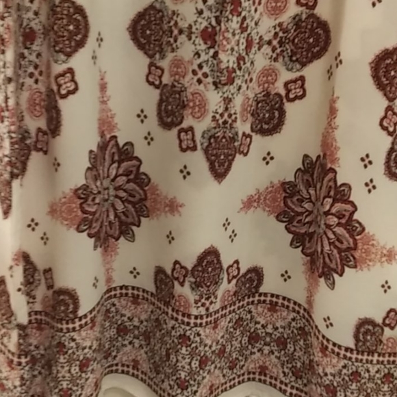 Forever 21 Boho Print Cold  Shoulder Tunic - Picture 3 of 5